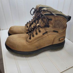 Ariat Work Boots Mens 9.5D Brown Carbon Toe Waterproof ASTM F2413-18